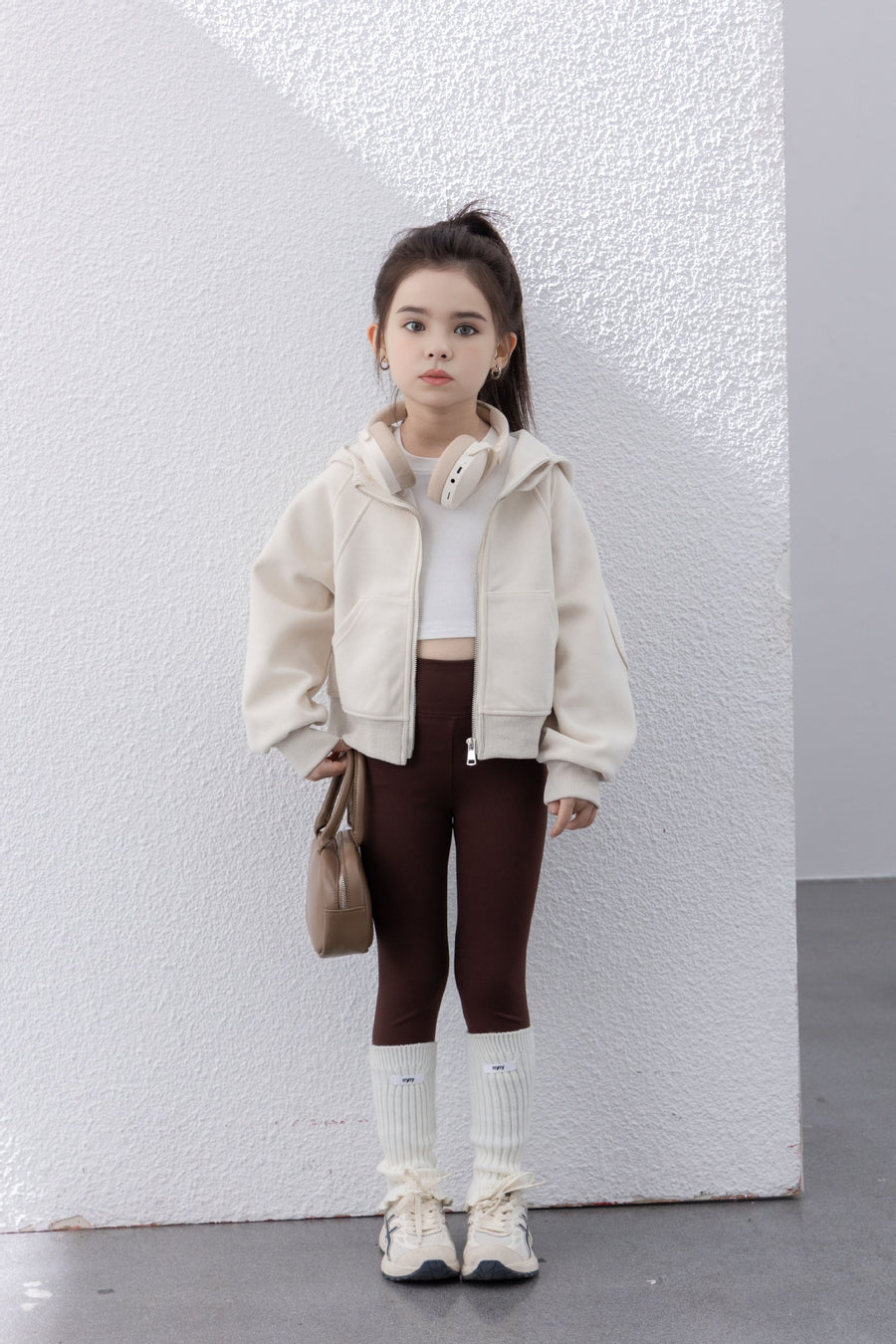 Lulu Oversized Full-Zip Hoodie - Purity Cream